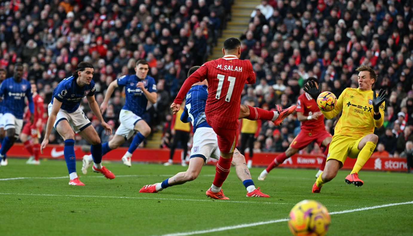 Liverpool vs Ipswich Town (22:00 &#8211; 25/01) | Xem lại trận đấu